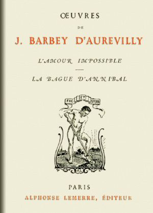 [Gutenberg 63634] • L'Amour impossible · La bague d'Annibal